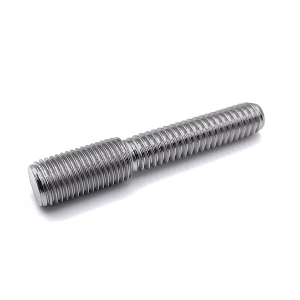 158334 2-4-1/2 X 108" DOUBLE END STUD WITH 12" THREAD LENGTH BOTH ENDS LOW CARBON STEEL PLAIN