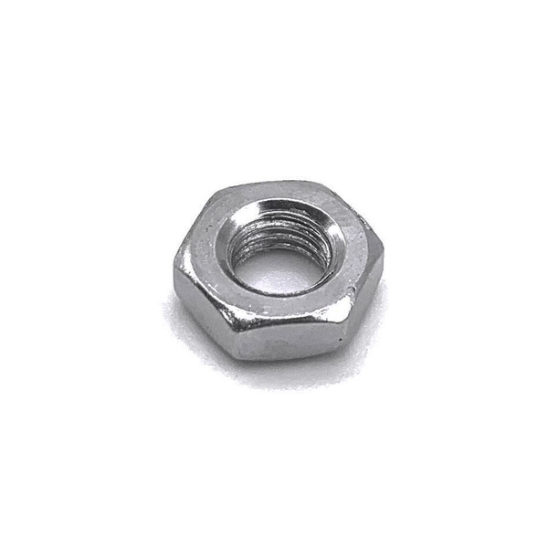 106189 1-1/4-7 FINISHED HEX JAM NUT STEEL ZINC CLEAR