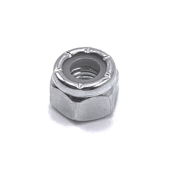 107341 5/16-18 FINISHED HEX NYLON INSERT LOCK NUT 316 STAINLESS STEEL