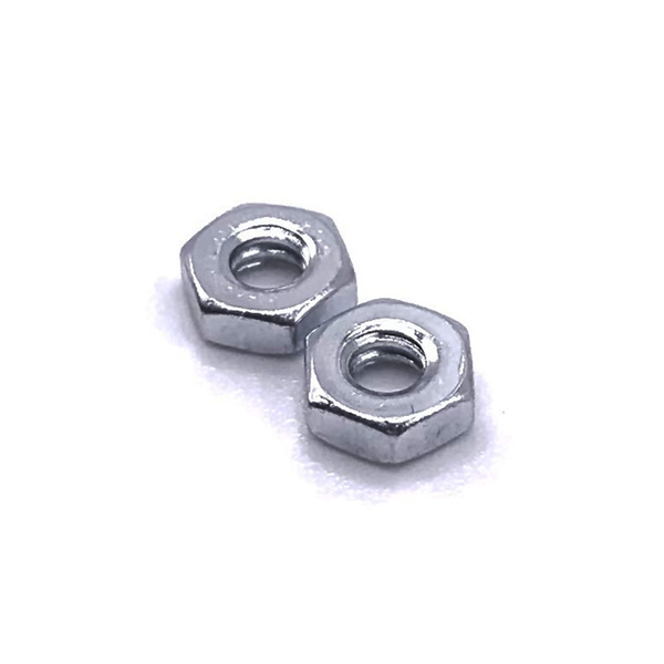 105223 #0-80 SMALL PATTERN HEX MACHINE SCREW NUT 18-8 STAINLESS STEEL